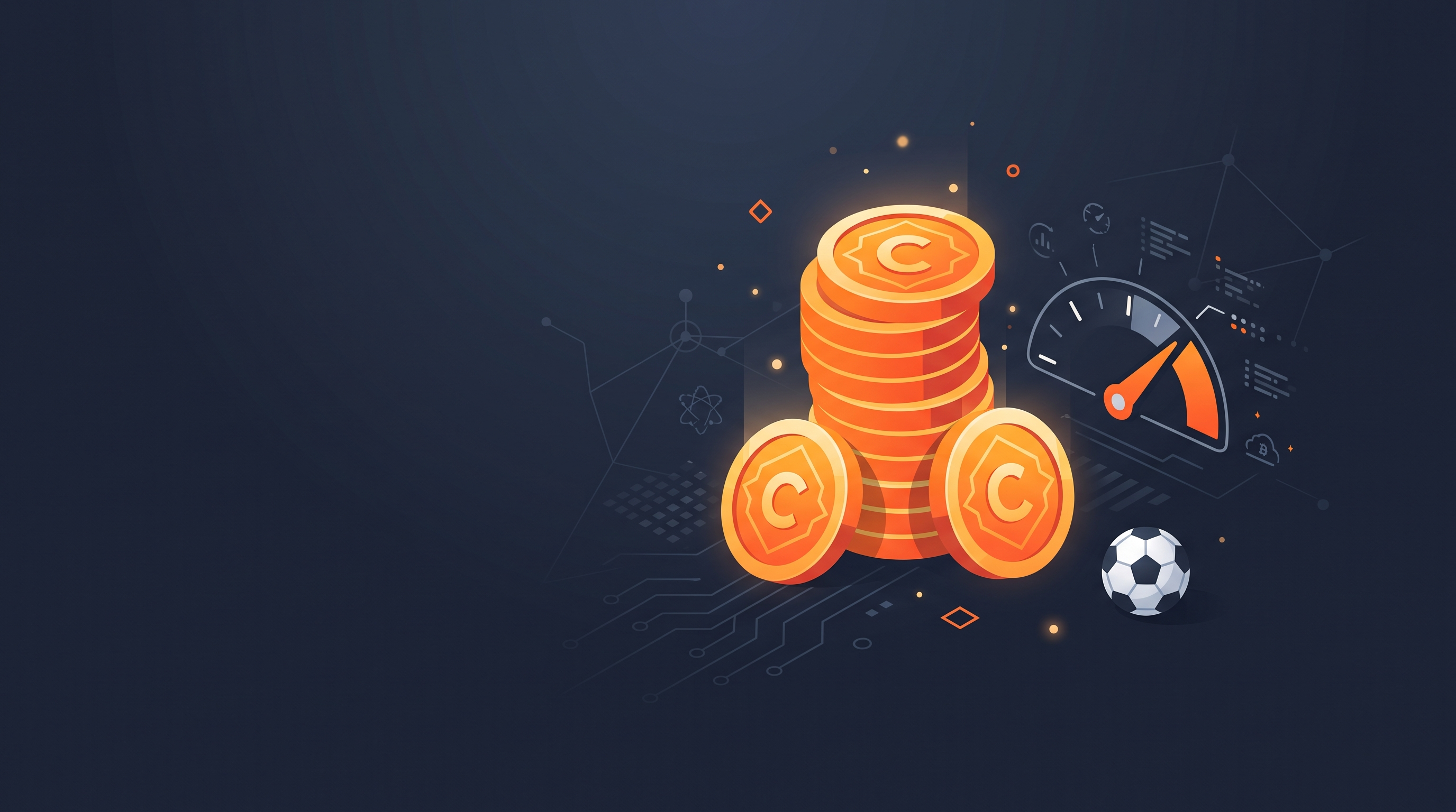 Illustration of a credit balance dashboard for a football API